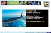 25.4 Radiation in Your Life > 1 Copyright © Pearson Education, Inc., or its affiliates. All Rights Reserved. Chapter 25 Nuclear Chemistry 25.1 Nuclear.