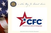 2015 Combined Federal Campaign (CFC) Orientation & Application Training.