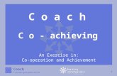 1 © Human Synergistics NZ Ltd Coach C o - achieving An Exercise in: Co-operation and Achievement.