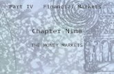 Copyright © 2000 Addison Wesley Longman Slide #9-1 Chapter Nine THE MONEY MARKETS Part IV Financial Markets.