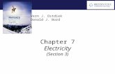 Vern J. Ostdiek Donald J. Bord Chapter 7 Electricity (Section 3)
