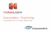 Cassandra Training Introduction & Data Modeling. 2 Aims Introduction to Cassandra By the end of today you should know: How Cassandra organises data How.