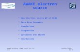 AWAKE workshop, CERN, April 9 th -11 th, 2014Steffen Döbert, BE-RF AWAKE electron source  New Electron Source WP at CERN  Base Line Scenario  Simulations.