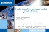 ScanEx capabilities for remote sensing at high latitudes – achievements and plans LAND COVER MAPPING AT HIGH LATITUDES Symposium and GOFC-GOLD Workshop.