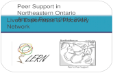 Peer Support in Northeastern Ontario Annual Report 2011-2012 Lived Experience & Recovery Network.