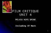 1 FILM CRITIQUE UNIT 4 PELVIS HIPS SPINE Including ST Neck.