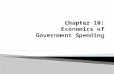 The Federal government  collects money (revenue) and  spends money (expenditures)  The government is important in our economy.