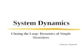 System Dynamics Shahram Shadrokh Closing the Loop: Dynamics of Simple Structures.
