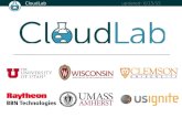 Updated: 6/15/15 CloudLab. updated: 6/15/15 CloudLab Everyone will build their own clouds Using an OpenStack profile supplied by CloudLab Each is independent,