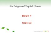 Www.themegallery.com An Integrated English Course Book 4 Unit 13.