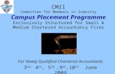 CMII Committee for Members in Industry Campus Placement Programme Exclusively Structured for Small & Medium Chartered Accountancy Firms For Newly Qualified.