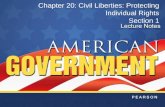 Chapter 20: Civil Liberties: Protecting Individual Rights Section 1.