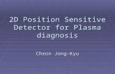 2D Position Sensitive Detector for Plasma diagnosis Cheon Jong-Kyu.