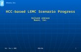 Rol - Dec 1, 2009 MCDW BNL 1 HCC-based LEMC Scenario Progress Rolland Johnson Muons, Inc.
