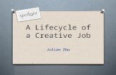 A Lifecycle of a Creative Job Julian Zhu. The Creative Industry Print Web Device.