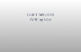 CMPT 880/890 Writing labs. Outline Presenting quantitative data in visual form Tables, charts, maps, graphs, and diagrams Information visualization.