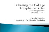 Claudia Morales University of California, Berkeley.
