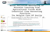Water Pollution Monitoring Of Nitrates Leaching From Agricultural Fields With Industrial Crop Harvesting Practices. The Belgian Case Of Onsite Lysimeters.