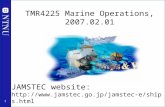 1 TMR4225 Marine Operations, 2007.02.01 JAMSTEC website: .