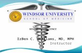 IzBen C. Williams, MD, MPH Instructor. SUBSTANCE ABUSE The Abuse of Alcohol and other Psychoactive Substances.