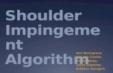 Shoulder Impingement Algorithm Ann Bonsignore Brianna Cowley Angie Moody Laura Sweeney Brittany Youngers.