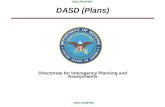 DASD (Plans) Directorate for Interagency Planning and Assessments UNCLASSIFIED.
