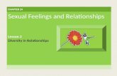 CHAPTER 24 Sexual Feelings and Relationships Lesson 2 Diversity in Relationships.