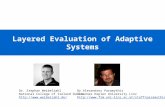 Layered Evaluation of Adaptive Systems Dr. Stephan Weibelzahl National College of Ireland Dublin   Dr.