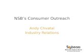 NSB’s Consumer Outreach Andy Chvatal Industry Relations.
