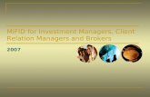 MiFID for Investment Managers, Client Relation Managers and Brokers 2007.
