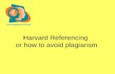 Harvard Referencing or how to avoid plagiarism. Harvard Referencing Have you ever... Worked with others to decide what to include in an essay? Picked.