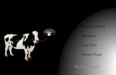 Wisconsin Farm Animals - Cow - Kyla Hensel Moo Farm Habitat Purpose Fun Fact Home Page.