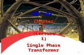 EET 103 Single Phase Transformer Chapter 5 (Lecture 1) 1.
