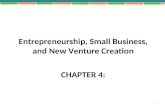 CHAPTER 4: Entrepreneurship, Small Business, and New Venture Creation 1.