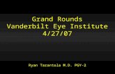 Grand Rounds Vanderbilt Eye Institute 4/27/07 Ryan Tarantola M.D. PGY-2.