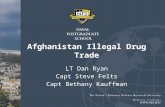 Afghanistan Illegal Drug Trade LT Dan Ryan Capt Steve Felts Capt Bethany Kauffman.