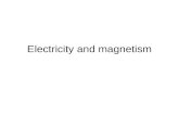 Electricity and magnetism. Nobel prize: graphene Andre Geim University of Manchester Konstantin Novoselov.
