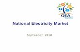 September 2010.  In 1998 Queensland Electricity customers exceeding 40GWH were given the opportunity to enter the National Electricity Market (NEM).