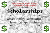$cholarships what they are and how to get them Chelmsford High School Guidance Department presents.