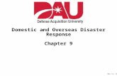 Domestic and Overseas Disaster Response Chapter 9 Nov 11, v5.