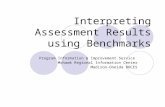 Interpreting Assessment Results using Benchmarks Program Information & Improvement Service Mohawk Regional Information Center Madison-Oneida BOCES.