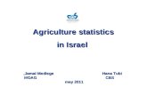 Agriculture statistics in Israel in Israel Jamal Medlege Hana Tubi, MOAG CBS may 2011.
