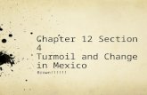 Chapter 12 Section 4 Turmoil and Change in Mexico Brown!!!!!!