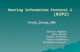 Routing Information Protocol 2 (RIP2) Study_Group_208 Study_Group_208 Shrotri Meghana Dhar Aparna Narkar Priyanka Dulam Vasundhara Mondedula Kalyani.