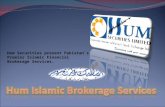 Hum Securities present Pakistan`s Premier Islamic Financial Brokerage Services.