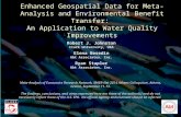 Enhanced Geospatial Data for Meta-Analysis and Environmental Benefit Transfer: An Application to Water Quality Improvements Meta-Analysis of Economics.