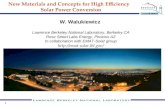 1 New Materials and Concepts for High Efficiency Solar Power Conversion W. Walukiewicz Lawrence Berkeley National Laboratory, Berkeley CA Rose Street Labs.