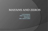 MAYANS AND ZEROS Introduction  develop the number zero  Predicting the end of time  200 B.C.