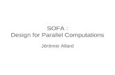 SOFA : Design for Parallel Computations Jérémie Allard.