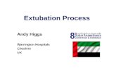 Extubation Process Andy Higgs Warrington Hospitals Cheshire UK.
